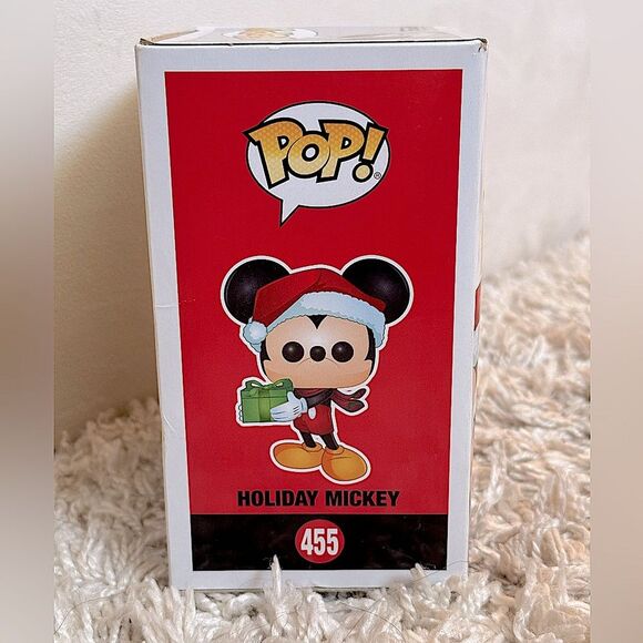 Funko Pop! 90 Year Anniversary Original #455 Holiday Mickey w/ Case VAULTED - Picture 4 of 8